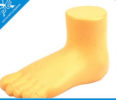 Wholesale feet shape organ pu stress ball