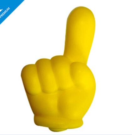 Wholesale finger shape pu stress ball