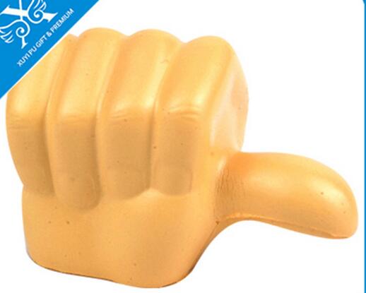 Wholesale thumb shape pu foam stress ball