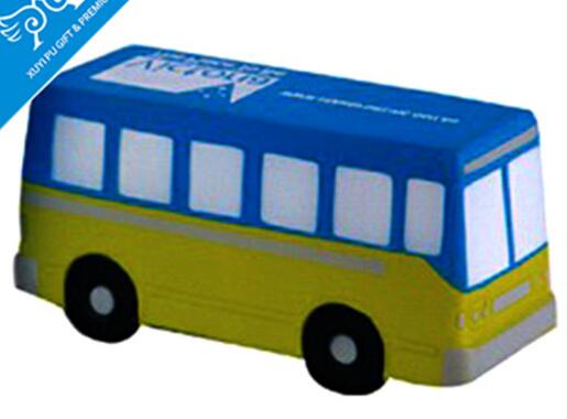 Wholesale bus shape pu stress ball