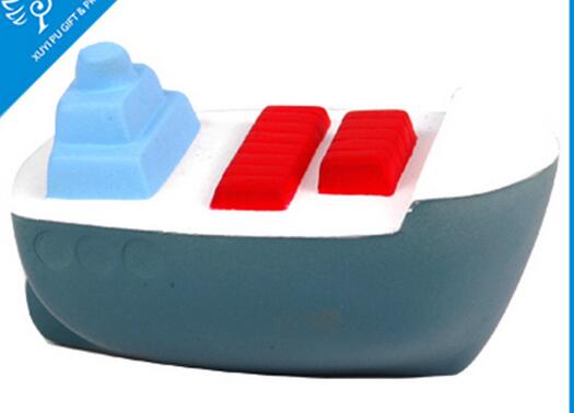 Wholesale houseboat or yacht shape pu stress ball