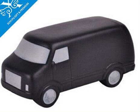 Wholesale black color car shape pu stress ball
