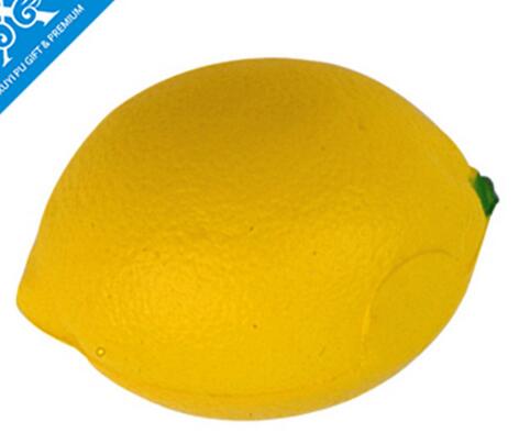 Wholesale lemon shape pu stress ball