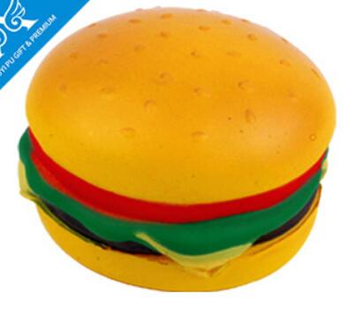 Wholesale Hamburger shape pu stress ball