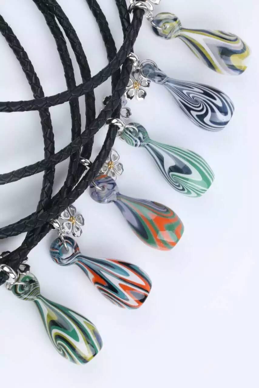 Wholesale bowling shape essencial oil diffuser necklace
