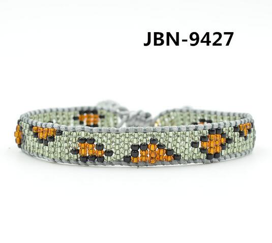 Wholesale glass bead woven wrap bracelet