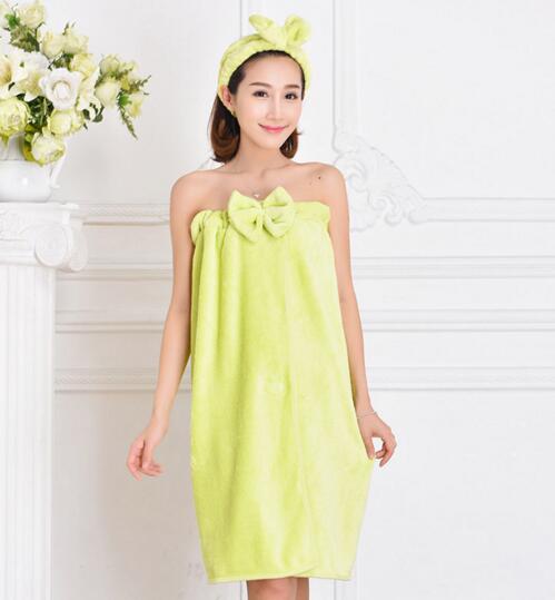 Good quality coral fleece woman butterfly bathrobe with butterfly hood for beauty salon