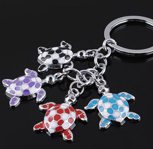 Wholesale tortoise shape metal keychain
