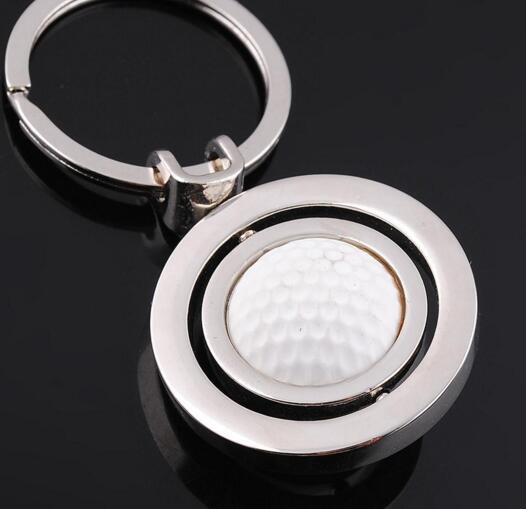 Wholesale swivel bowling metal keychain