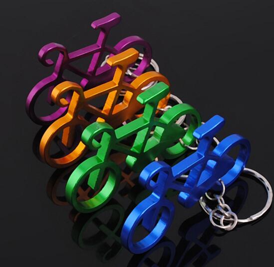 Wholesale bicycle shape metal keychain