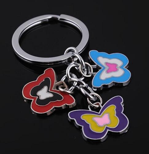 Good quality butterfly shape metal keychain