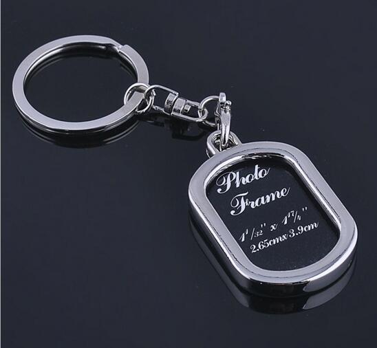 Promotional custom shape photo keychain
