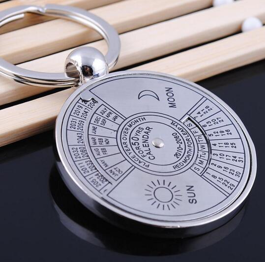 Good quality Perpetual Calendar shape keychain