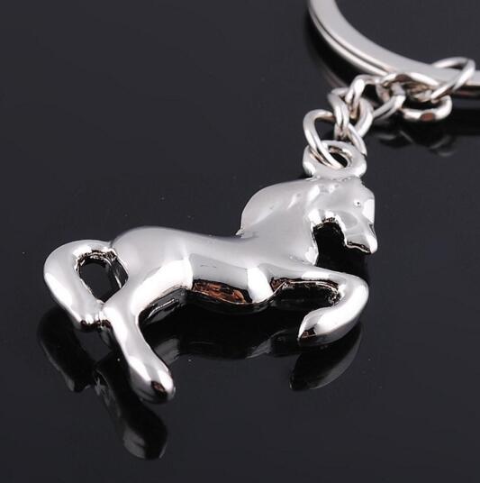 Good quality horse shape metal keychain