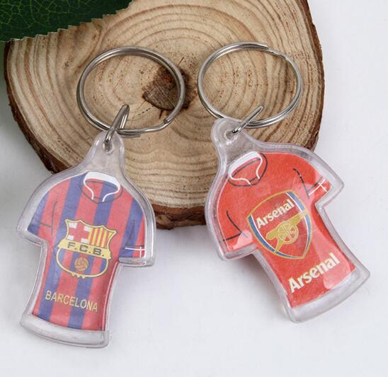 Custom shirt shape acrylic keychain