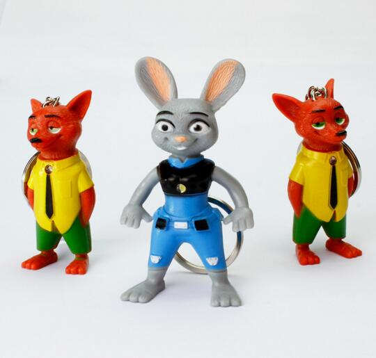 Promotional fox shape with soiund and led keychain