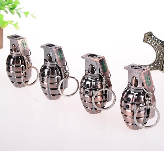 Promotional grenade shape with led keychain