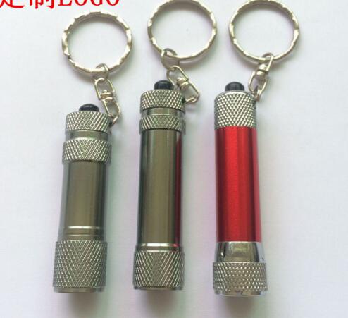 Promotional custom logo cheap style led keychain
