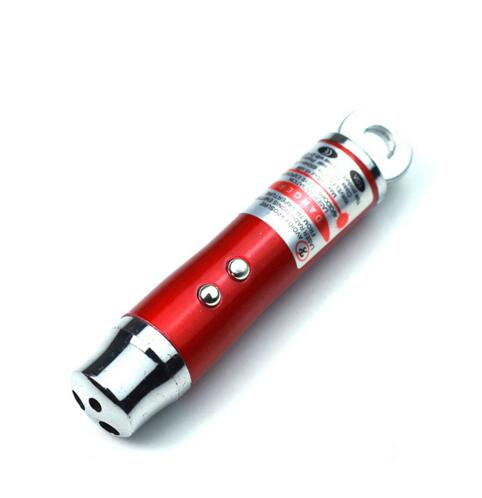 Promotional cheap style custom logo infrared mini led keychain