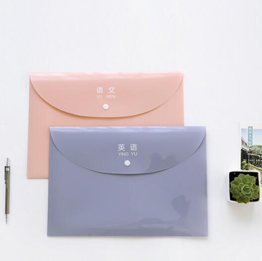 Wholesale pink color file folder for student