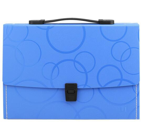 Wholesale blue color 12 pocket expanding file folder or accordion folder