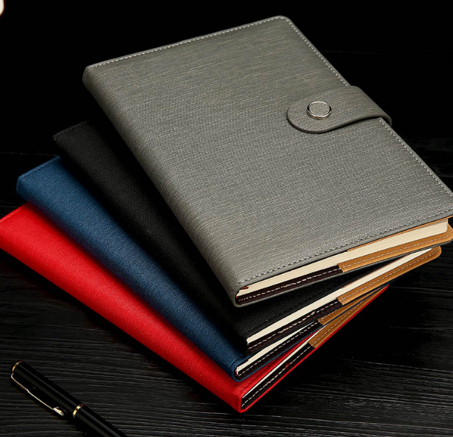 High quality customize logo a5 size pu notebook
